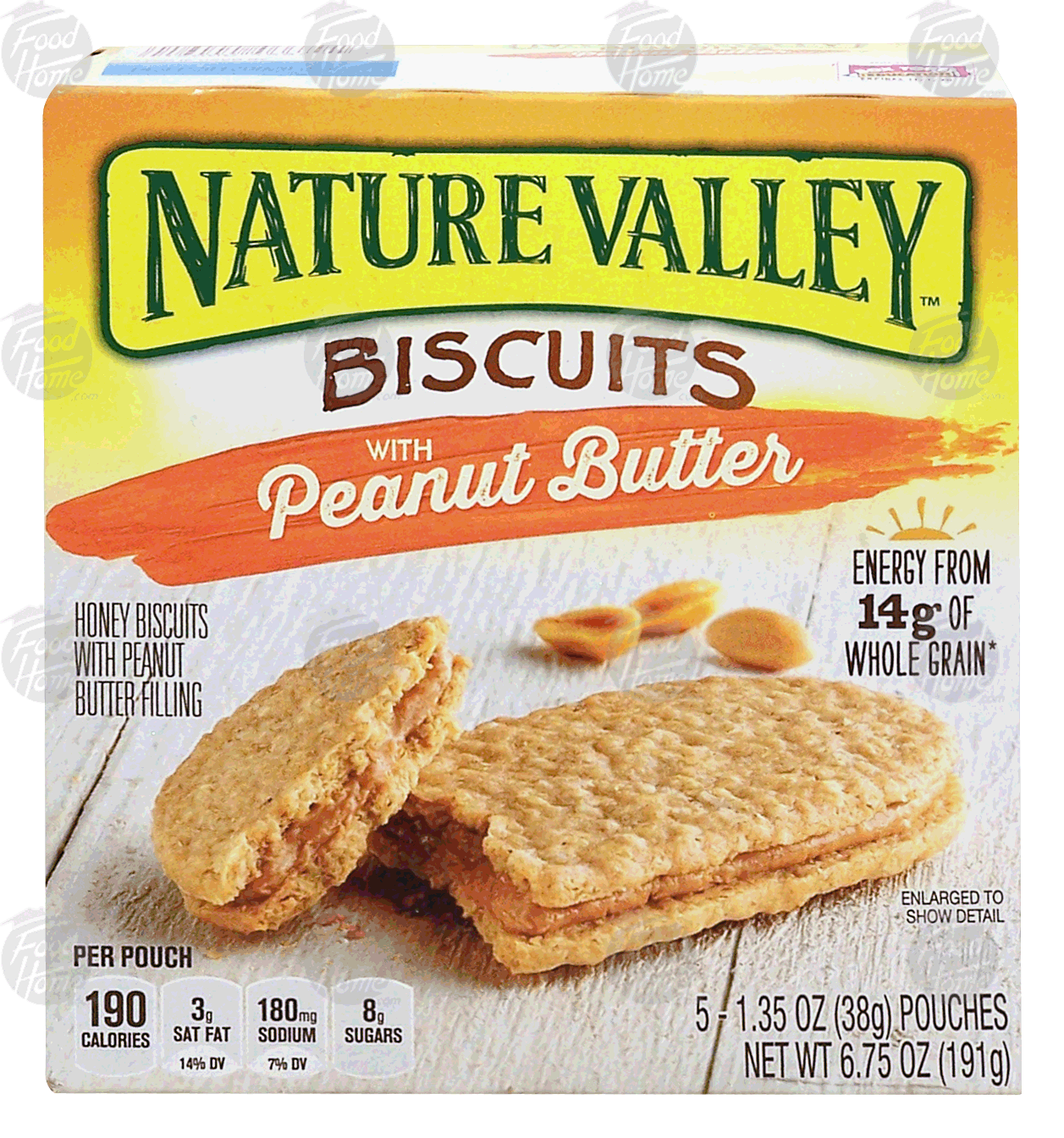 Nature Valley Biscuits honey biscuits with peanut butter filling, 5-pouches Full-Size Picture